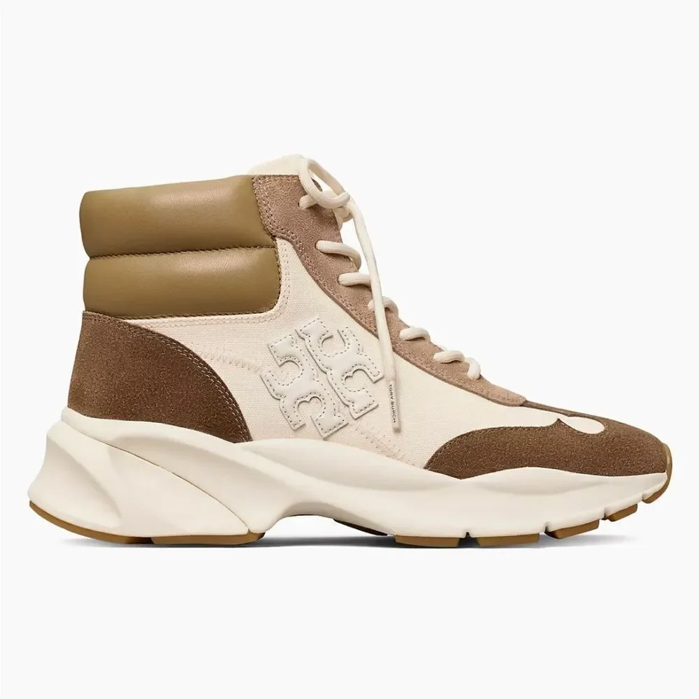 Tory‎ Burch Good Luck Hiker, Cream/Oakwood, Style 83840
